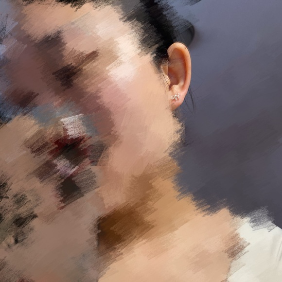 Silver studs - Picture 4 of 5